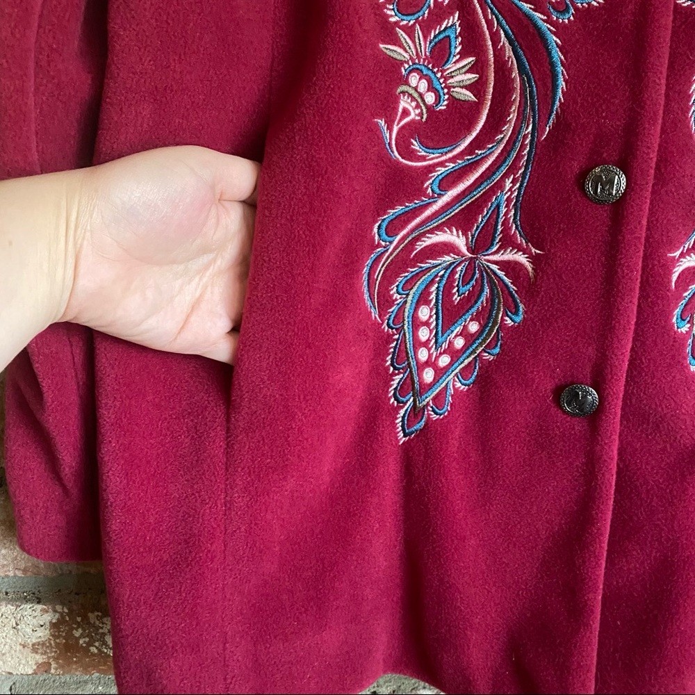 Bob Mackie Wearable Art Vintage Abstract Coat - image 8